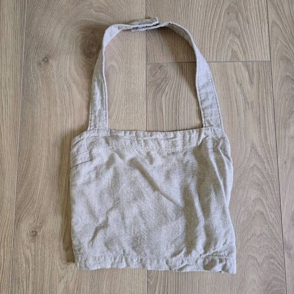 Abercrombie & Fitch Crop Women's XS Khaki Tan Side Zip Linen Blend Strap Halter - Picture 1 of 7